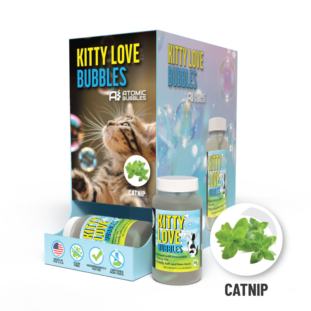 Kitty Love - Catnip Scent - Gravity Feeder Display