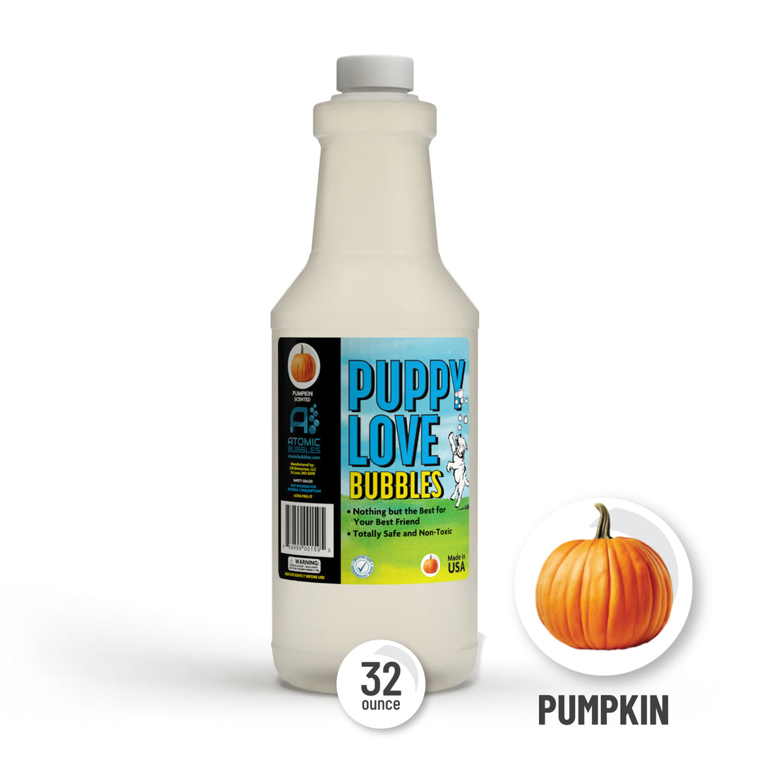 Puppy Love - Pumpkin Scented Dog Bubbles - 32oz
