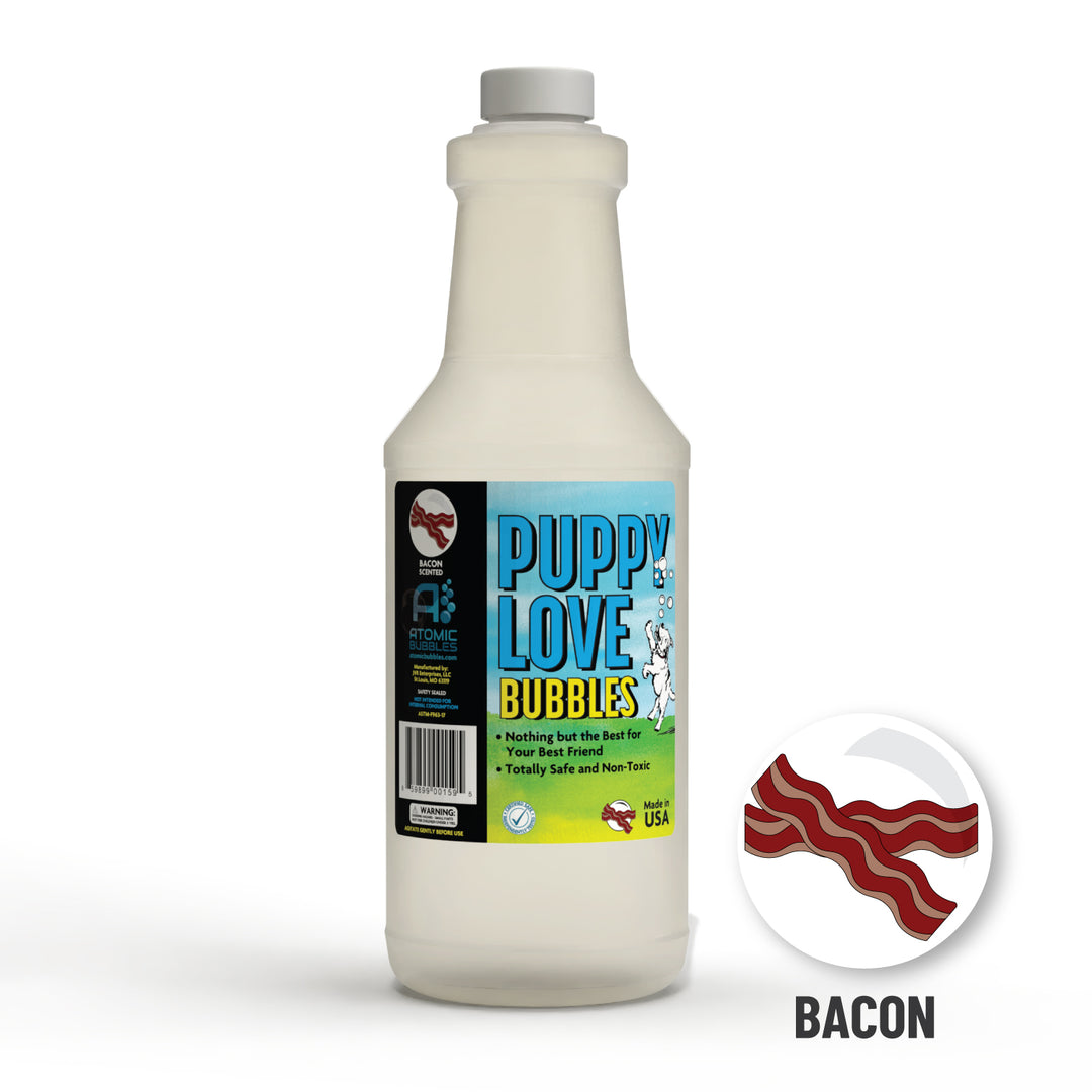 Puppy Love - Bacon Scented Dog Bubbles - 32oz