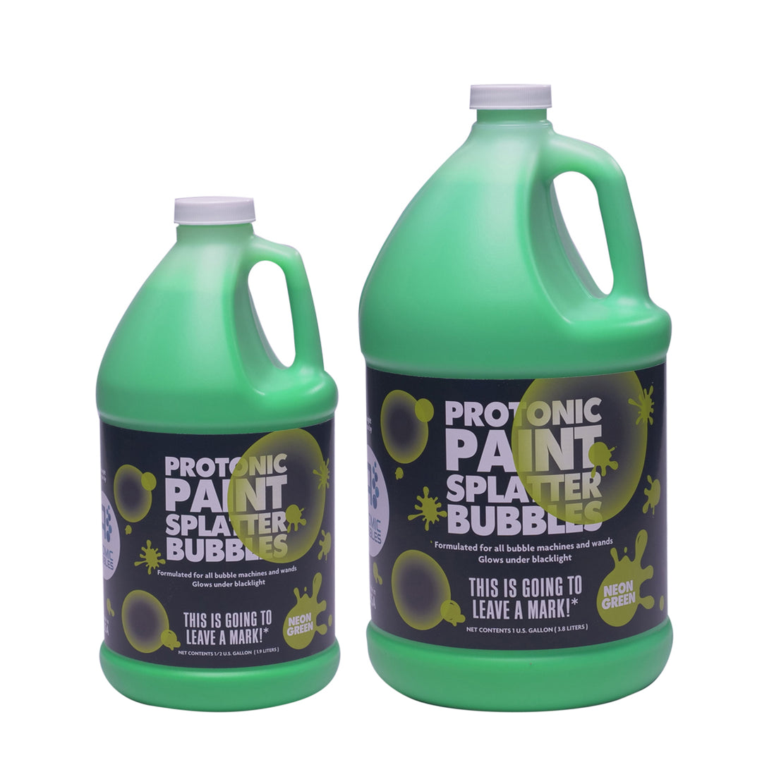 Protonic Paint Splatter Bubbles Atomic Bubbles