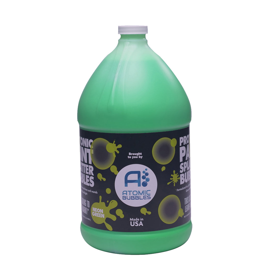 Protonic Paint Splatter Bubbles Atomic Bubbles
