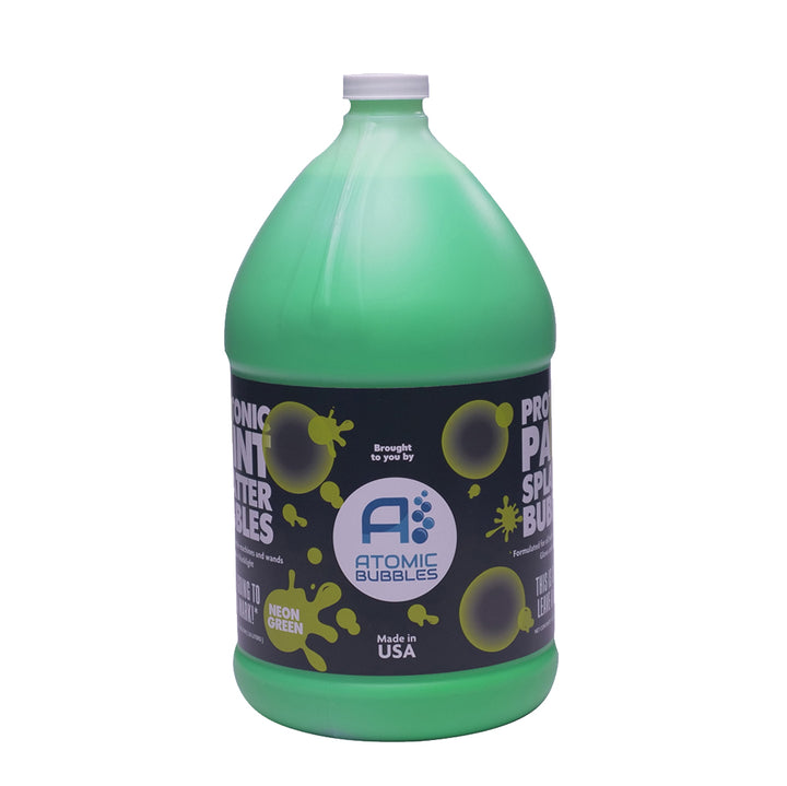 Protonic Paint Splatter Bubbles Atomic Bubbles