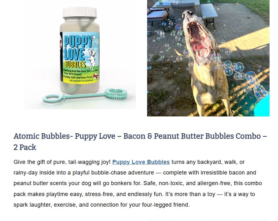 Atomic Bubbles Featured in Consumer Queen's Holiday Gift Guide