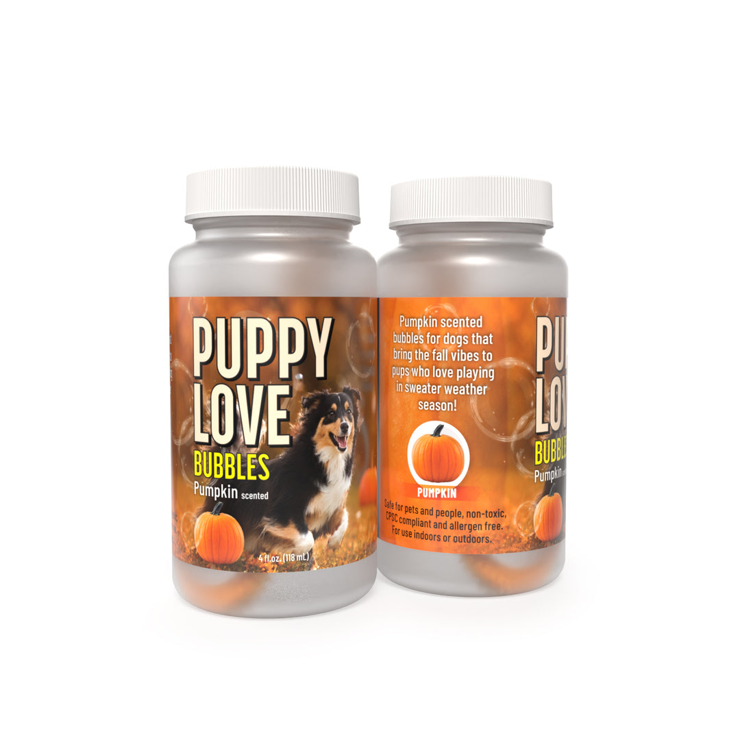 Puppy Love - Pumpkin Bubbles - 2 Pack