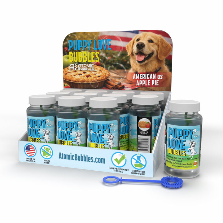 Puppy Love Bubbles -Assorted 12 Variety Pack - Tabletop Display