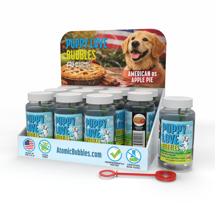 Puppy Love Bubbles - Apple Pie Scent - Tabletop Display