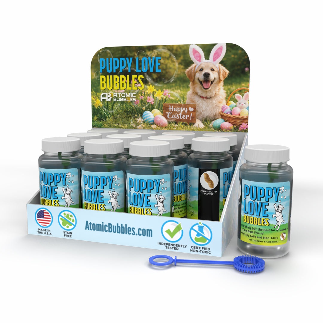 Puppy Love Bubbles -Assorted 12 Variety Pack - Tabletop Display