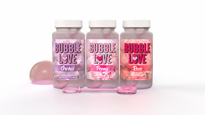 Bubble Love: Floral Scent 3 Pack - Rose, Orchid & Peony