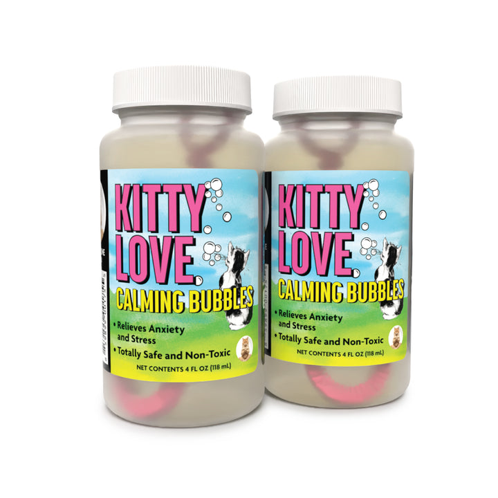 Kitty Love® - Cat Calming Bubbles - Duo