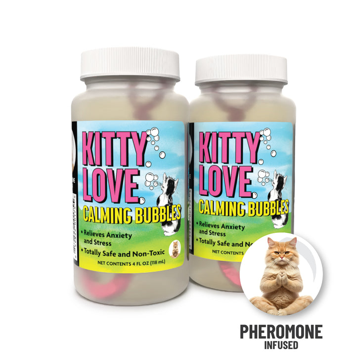 Kitty Love® - Cat Calming Bubbles - Duo