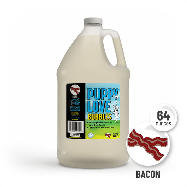 Puppy Love - Peanut Butter Scented Bubbles - 64 oz - Half - Gallon