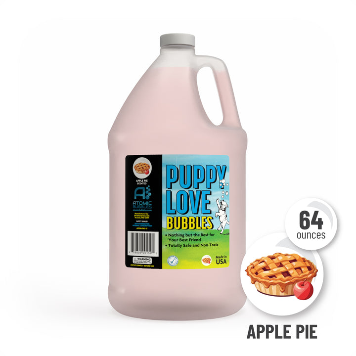 Puppy Love - Apple Pie Scented Bubbles - 64 oz - Half - Gallon