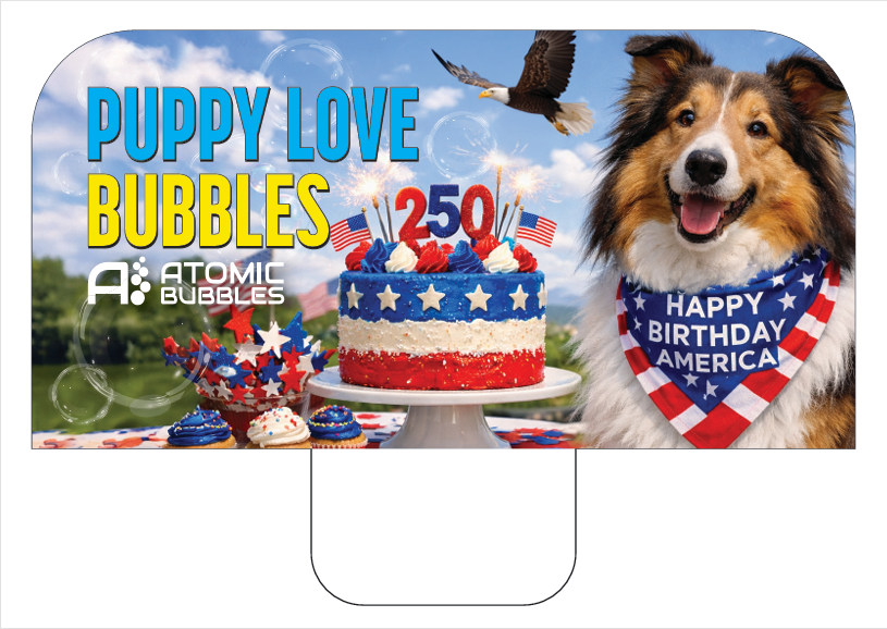 Puppy Love Bubbles - Birthday Cake Scent - Tabletop Display