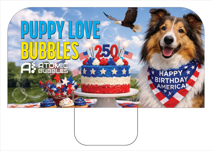 Puppy Love Bubbles - Birthday Cake Scent - Tabletop Display