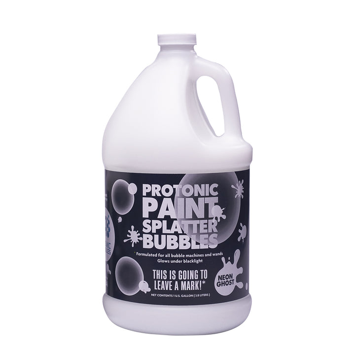 Protonic Paint Splatter Bubbles 32 oz Neon Ghost Atomic Bubbles