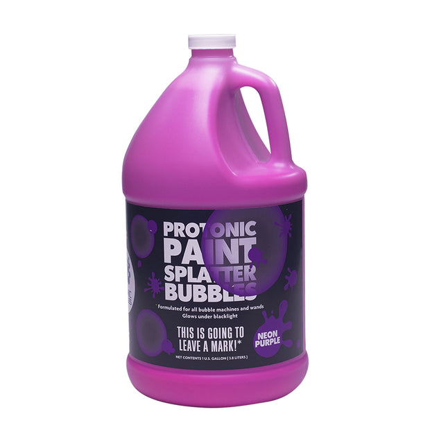 Protonic Paint Splatter Bubbles 32 oz Neon Purple Atomic Bubbles